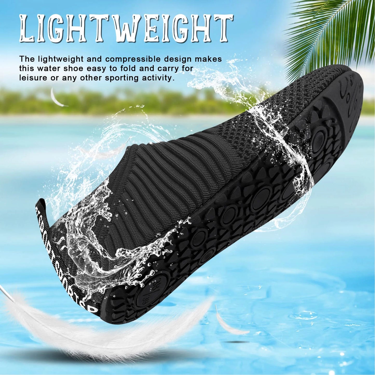 Water Shoes for Women Men Quick Dry Beach Aqua Shoes Pool Swimming Shoes