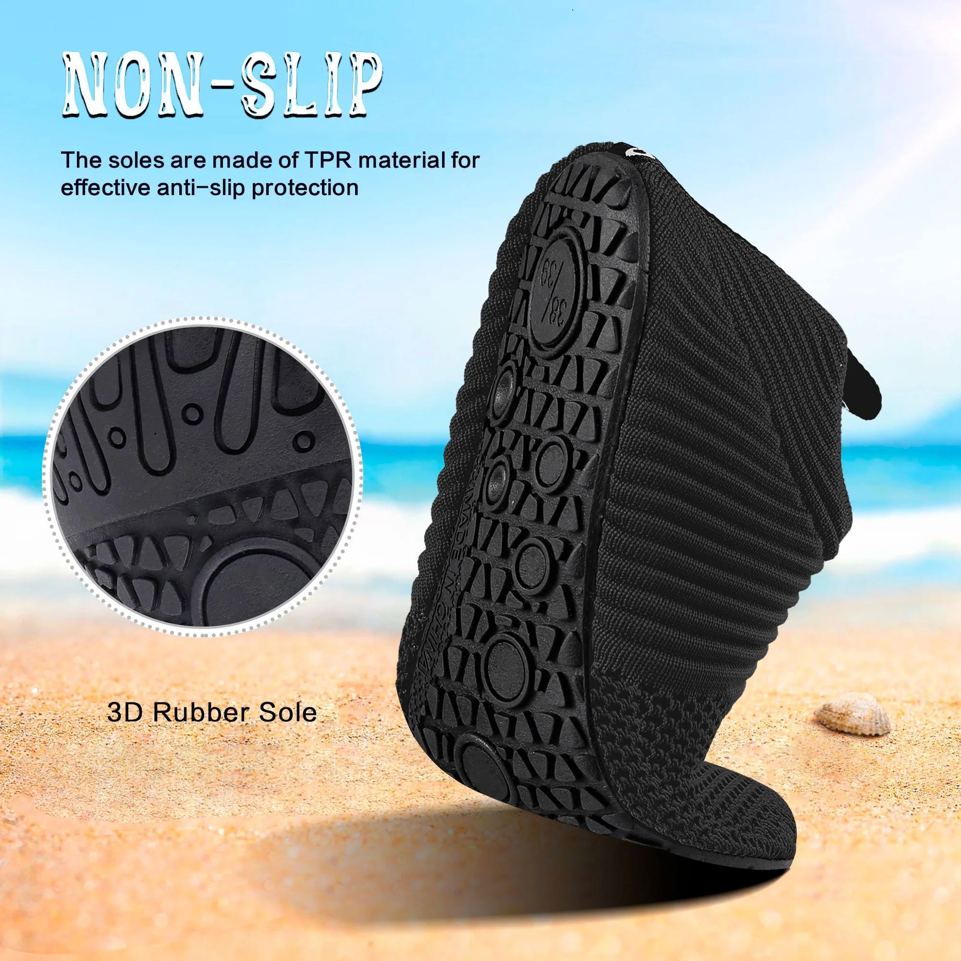 Water Shoes for Women Men Quick Dry Beach Aqua Shoes Pool Swimming Shoes